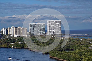 High rise hotels on Fort Lauderdale Beach, Florida