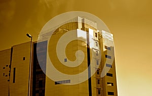 Modern stylish architectural building - stock photo