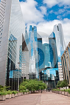 High-rise modern building. Paris