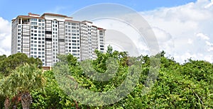 High rise in Naples Florida Mangroves photo