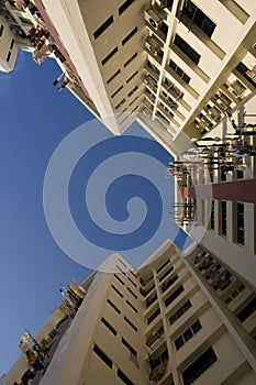 High rise public housing apartments in Singapore