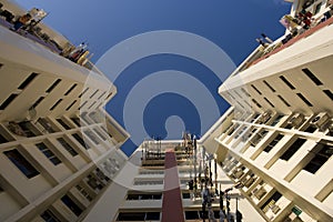 High rise public housing apartments in Singapore