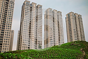 High rise residential areas with rural view