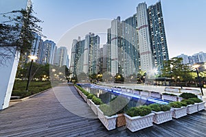 High rise residential building in Hong Kong