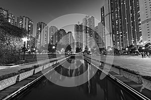 High rise Residential building in Hong Kong city