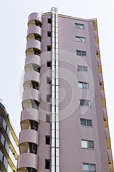 high rise residential building in Tokyo, Japan