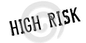 High Risk rubber stamp