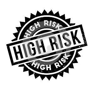 High Risk rubber stamp