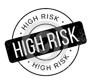 High Risk rubber stamp