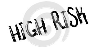 High Risk rubber stamp