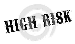 High Risk rubber stamp