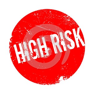 High Risk rubber stamp