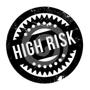 High Risk rubber stamp