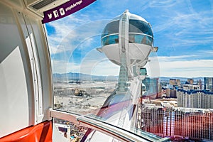 High Roller Observation Wheel Capsule Las Vegas Nevada