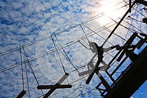 High ropes challenge course