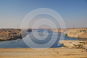 The high Sad el-Ali-Dam in Egypt.