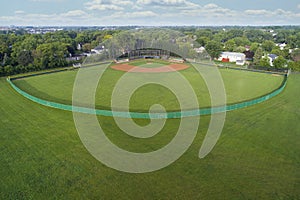 High School Baseball Field Aerial