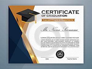 High School Diploma Certificate Template photo