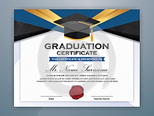High School Diploma Certificate Template