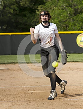 High School Fastpitch Softball Pitcher photo