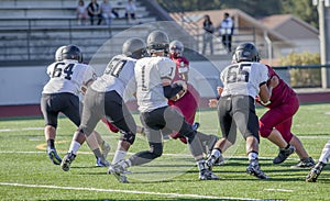 High school football game