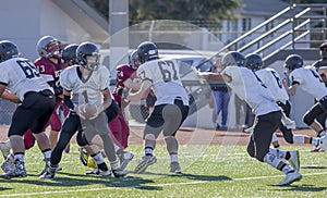 High school football game