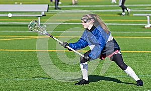 High School Girls Lacrosse practice