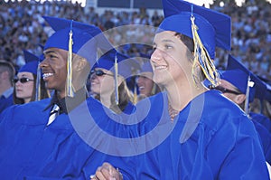 High school graduating