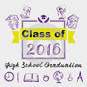 High school graduation. Class of 2016