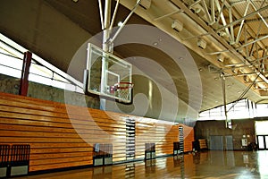 High school gym