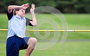 High School Track High Jump