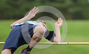 High School Track High Jump