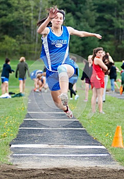 High School Track Long Jump