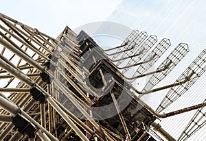 High secret army antenna in Chernobyl Ukraine