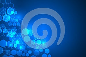 High security and protection by padlock technology abstract background.