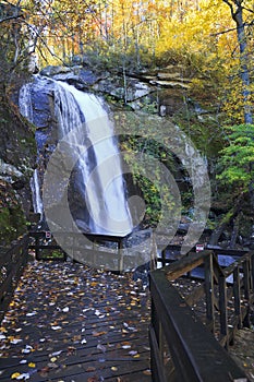 High Shoals Falls in North Carolina