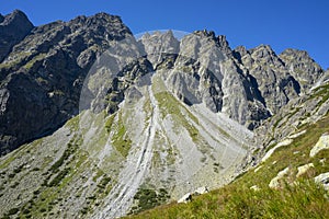 Vysoké slovenské Tatry. Krajina Satania dolinka