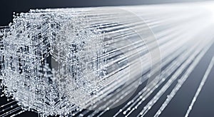 High speed abstract data flow from glowing network