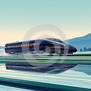 High-Speed Adventure: Bullet Train in Motion