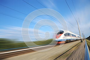 High-speed commuter train.