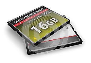 High speed CompactFlash memory cards