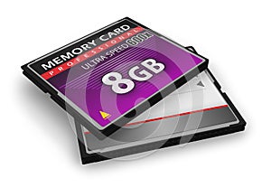 High speed CompactFlash memory cards