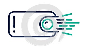 High-Speed Data Transfer, Digital Communication Vector Art, vector design Generative AI