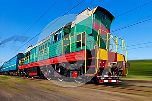 High speed diesel train