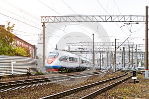 High-speed electric train Sapsan