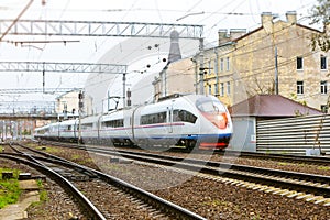 High-speed electric train Sapsan