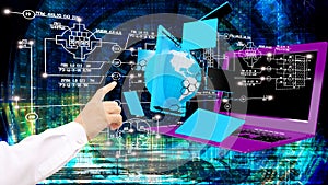 high speed and high technological Internet communicatio