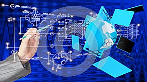 high speed and high technological Internet communicatio