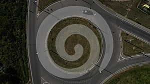 A high-speed highway from a bird`s-eye view