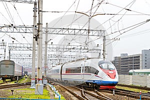 High-speed hybrid-electric train Sapsan, Russia